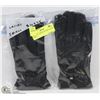 PACK OF 2 LADIES LEATHER GLOVES SMALL