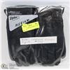 Image 1 : PACK OF 2 MENS LEATHER GLOVES MEDIUM