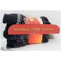 PACK OF 2 MENS COZY SLIPPER SOCKS