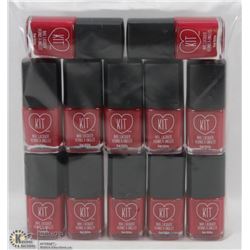LOT OF 12 KIT NAIL LACQUER (15ML) BOTTLES