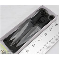 SET OF 3 THROWING KNIVES WITH SHEATH