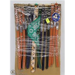 BUNDLE OF DOG COLLARS