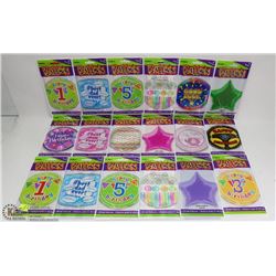 BUNDLE OF ASSORTED BALLOONS