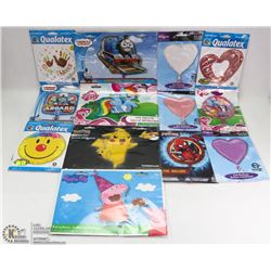 BUNDLE OF ASSORTED BALLOONS