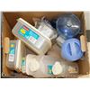 Image 1 : BOX OF NEW RUBBERMAID CONTAINERS - LUNCH, JUICE &