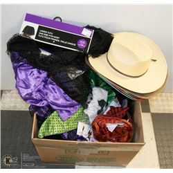 LARGE BOX OF NEW ASSORTED HALLOWEEN COSTUME