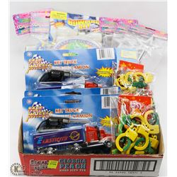 FLAT OF ASSORTED KIDS TOYS