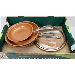 FLAT WITH GOTHAM STEEL PANS INCL 2 XLARGE, 1