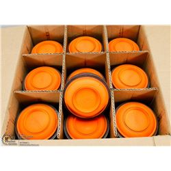 3/4 OF A BOX OF CLAY PIGEONS FOR TRAP & SKEET