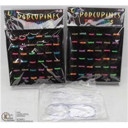 TWO PORCUPINES TOE RINGS - RETAIL DISPLAY