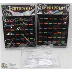 TWO PORCUPINES TOE RINGS - RETAIL DISPLAY