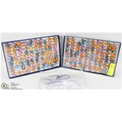 TWO DISPLAYS OF ASSORTED FASHION RINGS SOLD WITH