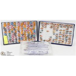 TWO DISPLAYS OF ASSORTED FASHION RINGS SOLD WITH