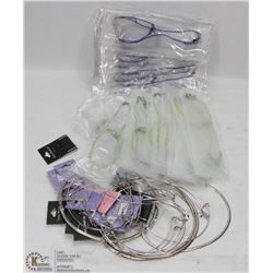 BAG OF ASSORTED FASHION JEWELRY-MOSTLY NECKLACES
