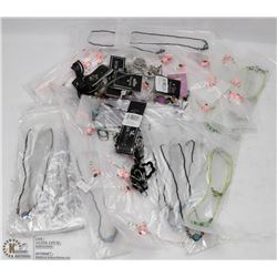 BAG OF ASSORTED FASHION JEWELRY-MOSTLY NECKLACES