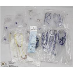 BAG OF ASSORTED FASHION JEWELRY-MOSTLY NECKLACES