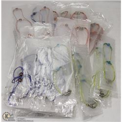 BAG OF ASSORTED FASHION JEWELRY-MOSTLY NECKLACES