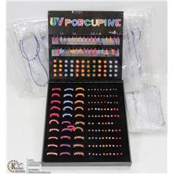 PORCUPINE FASHION JEWELRY SOLD WITH THREE