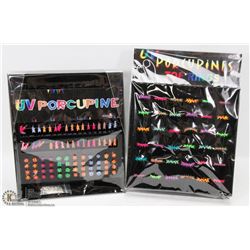 SET OF PORCUPINE JEWELRY - RETAIL DISPLAY OF