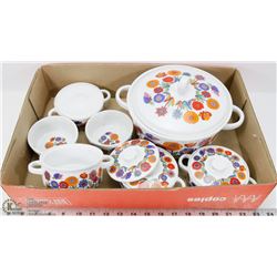 JAPANESE MADE DISH SET.