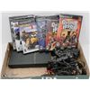 Image 1 : PLAYSTATION2 WITH 6 GAMES, 2 CONTROLLERS, AND A/V