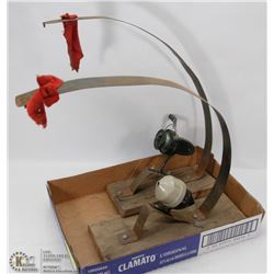 PAIR OF VINTAGE ICE FISHING TIP UPS