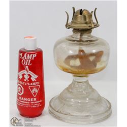 OIL LAMP SOLD WITH LAMP OIL