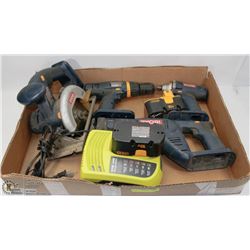 RYOBI 18 VOLT CORDLESS TOOL KIT