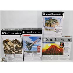 LOT OF FOUR SMITHSONIAN KIDS ACTIVITY SET