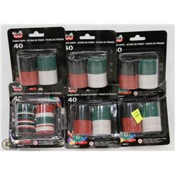 BUNDLE OF POKER CHIPS