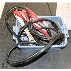 SMALL TOTE OF ASSORTED AUTOMOTIVE TOOLS