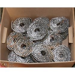 20 ROLLS OF 2" NAILS