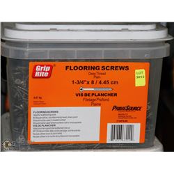 CASE OF GRIP RITE FLOORING SCREWS - 1-3/4"