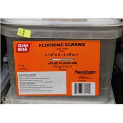 CASE OF GRIP RITE FLOORING SCREWS - 1-3/4"