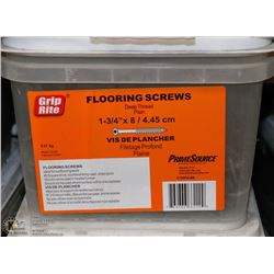 CASE OF GRIP RITE FLOORING SCREWS - 1-3/4"