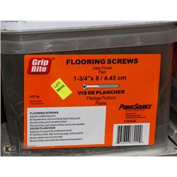 PAIL OF GRIP-RITE FLOORING SCREWS 1-3/4" X 8