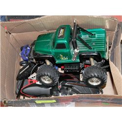 LOT OF 4 REMOTE CONTROLLED TOYS