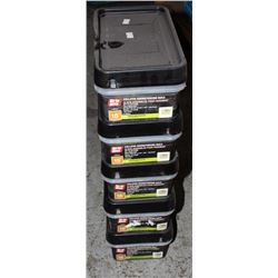 5 CASES OF GRIP-RITE COLLATED SIDING/FENCING NAILS