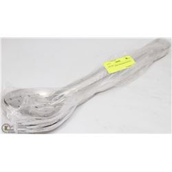 LOT OF 12 NEW STRAINER SPOONS.