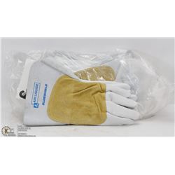 LOT OF BLUE SHIELD WELDING GLOVES 5 PAIRS.