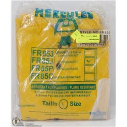 HERCULES RAIN JACKET - SIZE LARGE