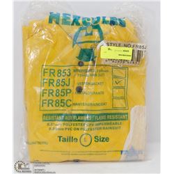 HERCULES RAIN JACKET - SIZE LARGE