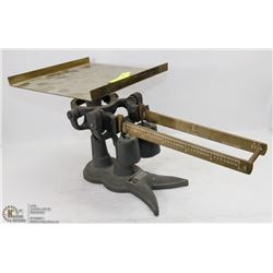 ANTIQUE BRASS CAST SCALE.