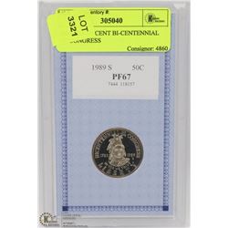 1989 USA 50 CENT BI-CENTENNIAL OF CONGRESS