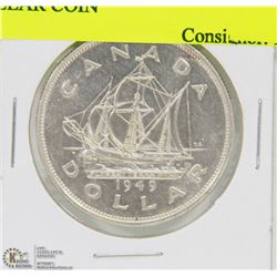 1949 CANADIAN GRIFFON $1.00 DOLLAR COIN