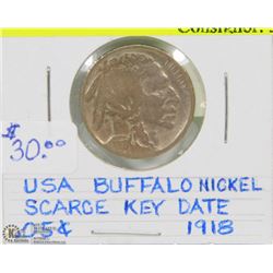 1918 USA BUFFALO NICKLE.