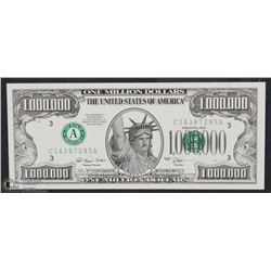 ***NOT LEGAL TENDER 1,000,000 UNITED STATES