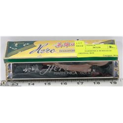 HERO HARMONICA 48 HOLES IN ORIGINAL BOX