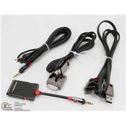 LOT OF 4 ASSORTED MONSTER BRAND CABLES