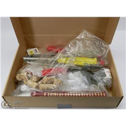BOX OF WINE BOTTLING EQUIPMENT & ACCESSORIES